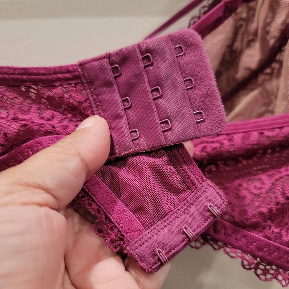 Adore Me Jenni Unlined Plus Purple Bra - Sz 42C US - Picture 7 of 8